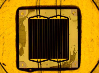 Bild der neuen Weltrekordsolarzelle