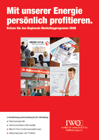 Mit dem Regionalen Marketingprogramm 2008 will IWO Heizungshandwerker bei der Kundenansprache unterstützen. Fotos: IWO