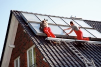 Eine solarthermische Anlage, die mit einer effizienten.......