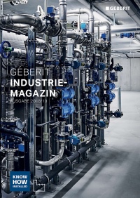 Das neue Geberit Industrie-Magazin informiert über die vielfältigen Einsatzgebiete von Versorgungssystemen in der Industrie und stellt passende Lösungen vor. Der umfassende Produktkatalog macht das Magazin zum praktischen Arbeitsmittel.