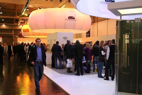 Kermi, erstmalig in Essen mit nur einem Stand vertreten,...