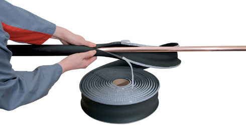 Verarbeitung KAIFLEX HTplus Turbo Tube. Bilder: Kaimann 