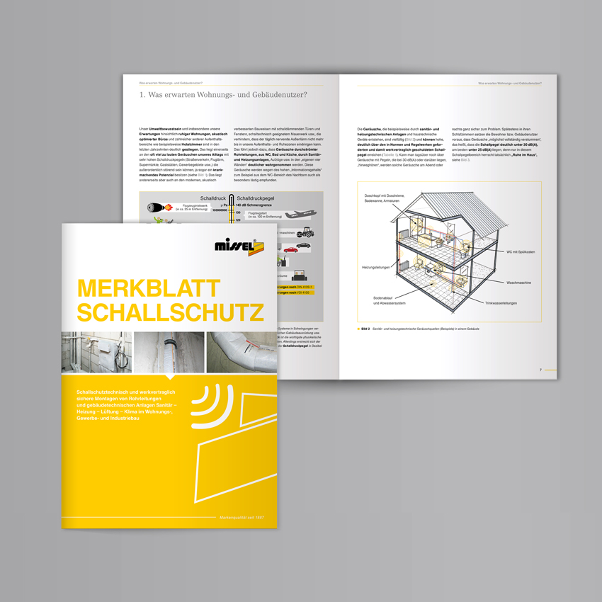 Das Merkblatt Schallschutz ist die ideale, weil umfassend...