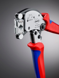 Die KNIPEX Twistor16 ist eineselbsteinstellende Crimpzangefür.......