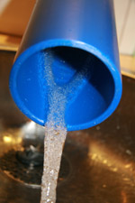 Trinkwasserrohr aus PE 100, Foto: KRV