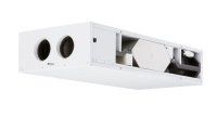 Passt immer und überall: Das kompakte Lüftungsgerät KWL EC 220 D mit EC-Technologie und Wärmerückgewinnung von Helios. Mit nur 236 mm Bauhöhe und 220 m³/h ideal für den platzsparenden Deckeneinbau in der Etagenwohnung. 