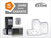 Vertrauen & Sicherheit: Mit der 5-Jahre-Systemgarantie gibt Kermi kostenlos 60 Monate Sicherheit für die Kermi Wärme- und Lüftungssysteme. Mehr zu den Garantiebedingungen unter ww.kermi.de/garantie. <br />Bilder: Kermi