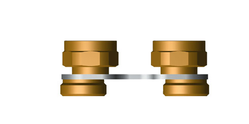 4) Adapterplatten für abweichende Achsabstände. In...