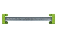 Das x-net Schnellfixierungsset (Abb.) bietet durch integrierte Starkmagnete eine einfache und flexible Fixierung der x-net Klemmleiste flex im Verteilerschrank, ganz ohne Werkzeug. <br />Ein „plus“-Zusatz im Produktnamen der Klemmleiste flex und der x-net ready line Produktfamilie steht für das bereits an der Klemmleiste vormontierte Schnellfixierungsset.<br />Bilder: Kermi<br />