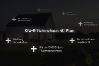 Das KfW-Effizienzhaus 40 Plus bietet zahlreiche Vorteile für den Bauherrn. 