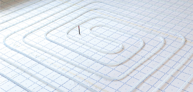 Verlegebeispiel mit Uponor Klett Comfort PipeBild:...