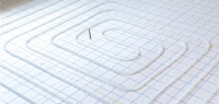 Verlegebeispiel mit Uponor Klett Comfort Pipe<br />Bild: Uponor