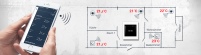 Im Blick: Mit der Danfoss Link App kann die Temperatur.......