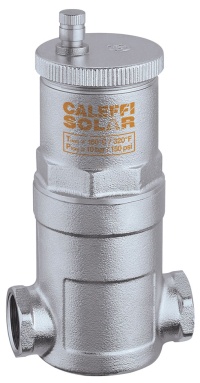 <br />Programmergänzung: Die automatischen Luftabscheider der Serie Discal Solar 251 von Caleffi sind in zwei neuen Anschlussgrößen (1“ IG und 1 1/4“ IG) erhältlich.
