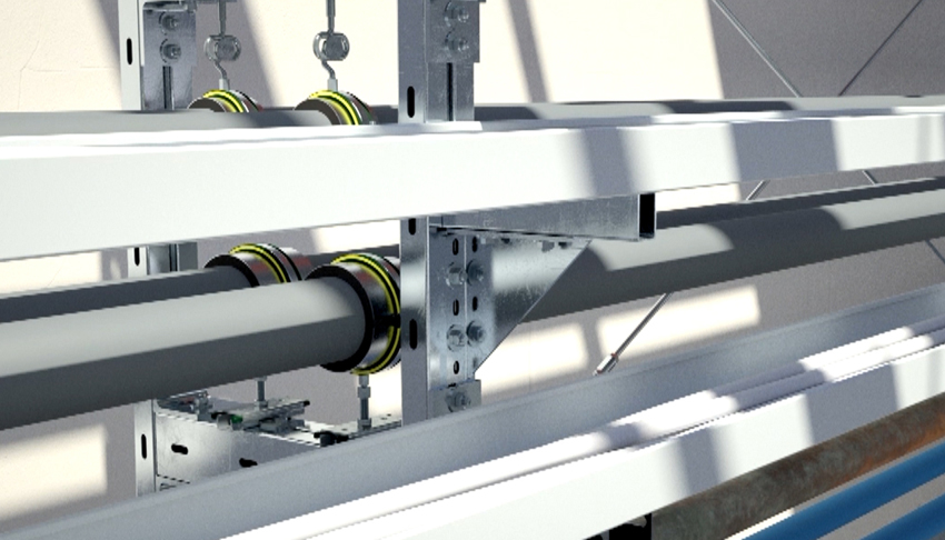 Installation von Kabeltrassen  mit MPT-Systemschienen...