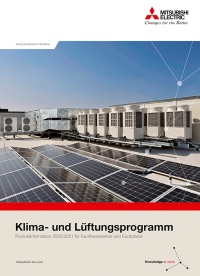 Mitsubishi Electric hat jetzt sein neues, 300 Seiten starkes Klima- und Lüftungsprogramm 2020/2021 vorgestellt.<br />Bild: Mitsubishi Electric