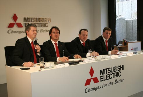 Die Führungsriege der deutschen Mitsubishi Electric...