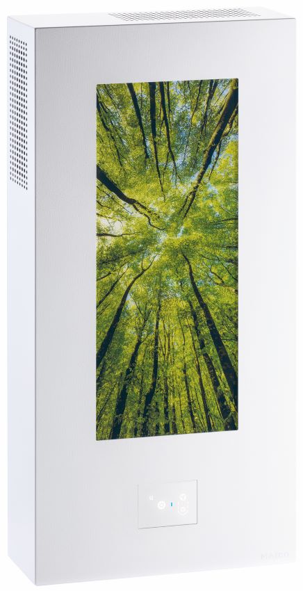 Die Glasfront der Powerbox kann individuell bebildert...