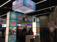 Der gemeinsame Messestand von ZVKKW und BIV mit dem markanten „Torbogen“