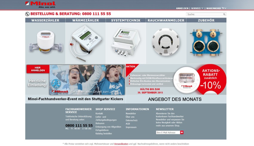Minol hat als erster Messdienstleister einen eigenen...