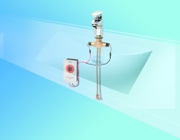 Der neue AQUAFIT-Einhebelmischer bietet in Kombination mit einer Hygieneeinheit die einmalige Möglichkeit, alle Wasser führenden Armaturenteile thermisch zu desinfizieren und regelmäßige Hygienespülungen vorzunehmen  - ohne die Armatur dafür manuell öffnen zu müssen. Bilder: Franke Aquarotter