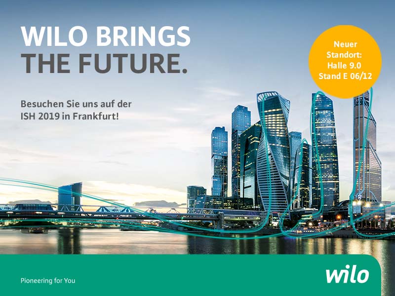 Auf der ISH 2019 in Frankfurt dreht sich vom 11. bis...