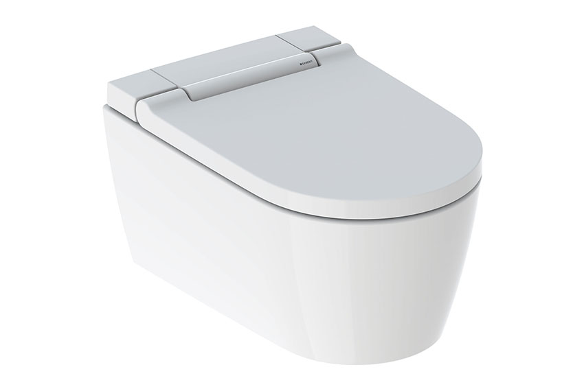 Das neue Dusch-WC Geberit AquaClean Sela vereint elegantes...
