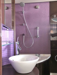 Die rund 1.700 Kabinen sind mit der Raindance EcoSmart Handbrause, sowie den dazu passenden Ecostat E Thermostaten und Talis S Waschtischmischer. Bilder: Hansgrohe