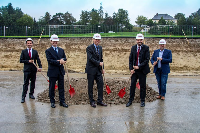 Spatenstich für den Ochsner-Neubau am Unternehmensstandort...