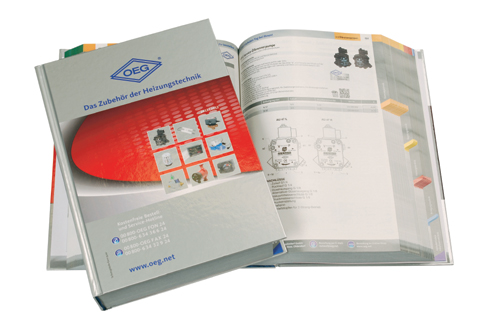 Im über 1.600 Seiten starken Heizungskatalog von OEG...
