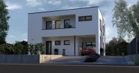 Systematischer Ansatz: In die Hauskonzepte von OKAL sind die Energieerzeugung und die Sektorenkopplung samt Elektromobilität integriert. <br />Bild: OKAL