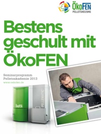 Die ÖkoFEN Pelletsakademie bietet auch 2013 wieder.......