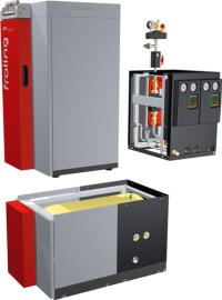 P1 Pellet mit Hydraulik- und Boilerblock