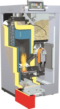 Kompakt und Leistungsstark – PE1 Pellet<br />Bilder: Fröling