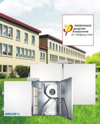 DUPLEX-S 1600 Flex <br />DUPLEX-S 2600 Flex ausgezeichnet als<br />„Passivhaus geeignete Komponente“. Bild: Airflow<br />