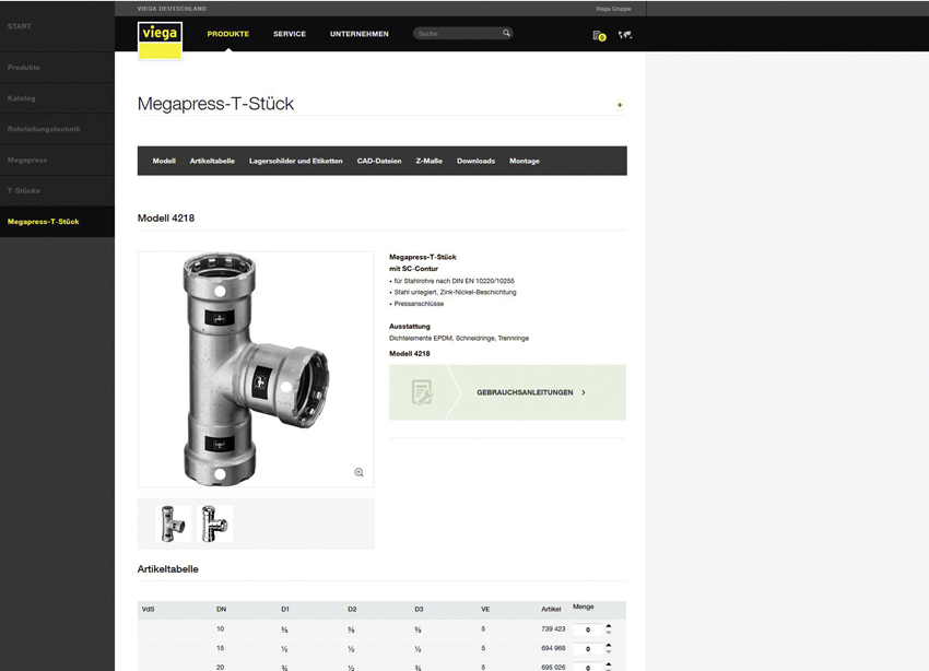 Der Nutzer kann auf den neuen Online-Katalog rund um...