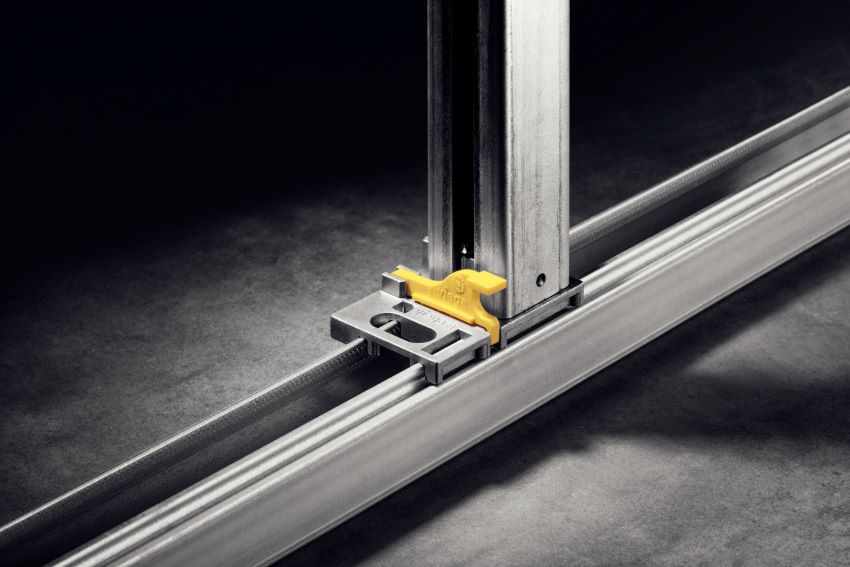 Das Schienensystem „Prevista Dry Plus“ für den Trockenbau...