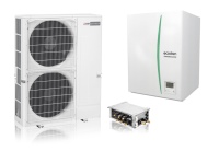 Die Kombination von City Multi VRF-Geräten der PUMY-Baureihe und Wärmepumpen aus der Ecodan Serie spart sowohl Investitions- als auch Betriebskosten. <br />Bild: Mitsubishi Electric