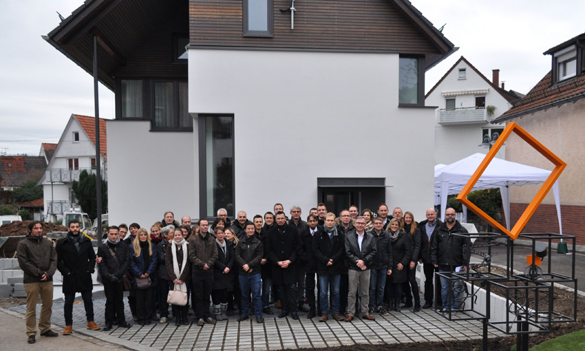 Die komplette Palette CAD-Mannschaft vor dem neuen...