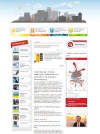 Die neue mobiheat-Website mit neuer Startseitenanimation sowie Direkteinstiegen für die einzelnen Kundengruppen. Bild: mobiheat