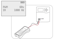 Mit dem HE-Check können die Signale<br />des Reglers schnell und einfach<br />überprüft werden. Bilder: Resol