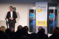Geschäftsführer Georg Blümel begrüßt die KompetenzPartner bei der Auftaktveranstaltung im Rahmen der ISH 2017.