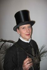 Schornsteinfegerin Angelika Winter (32) aus Linz a........
