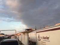 heizkurier Typ WZ 600 inkl. Frischwassermodul für Warmwasserversorgung im Experience Camp des Rock am Ring Festivals am Nürburgring.<br />Bild: www.heizkurier.de