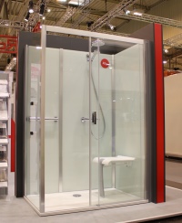 Roth stellt auf der Messe die Duschlösung Roth Vinata als Renovierungskonzept vor.<br />Bild: Roth Werke