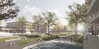 Der Bildungscampus München wurde mit Sanha-Rohrleitungssystemen ausgestattet.<br />Bild: Architekturbüro Felix Schürmann Ellen Dettinger, München – ponnie images<br />
