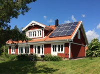 Photovoltaik-Anlage in Schweden - SOLARWATT Glas-Glas-ModuleBild:.......