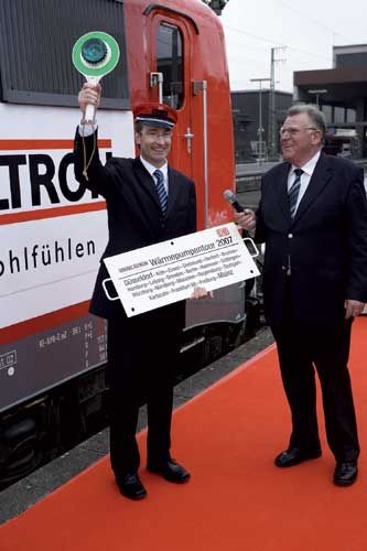 Heinz Delhaes (rechts), Verantwortlicher Spezialverkehr...