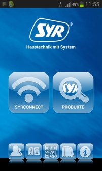 Die SYR App überzeugt durch ein klar strukturiertes.......