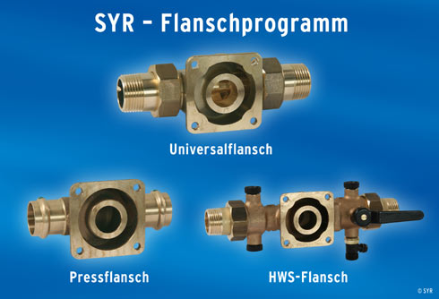Das SYR-Flanschprogramm: Mit dem Pressflansch, dem...